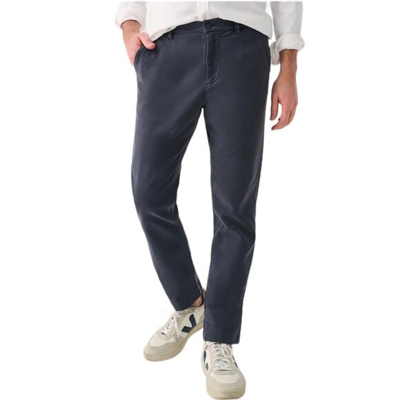 FAHERTY Navy Stretch Terry Chino Pant Size 32X32 - Picture 13 of 14